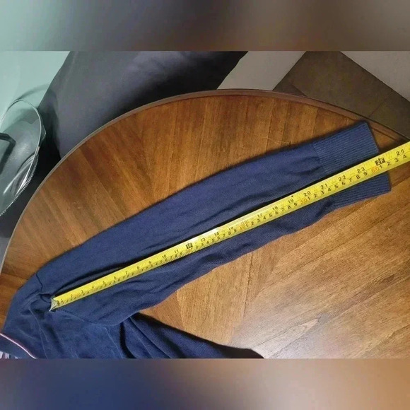 Vintage Tommy Hilfiger Cardigan Mens Size Large 90s retro vintage cardigan over - Picture 6 of 7